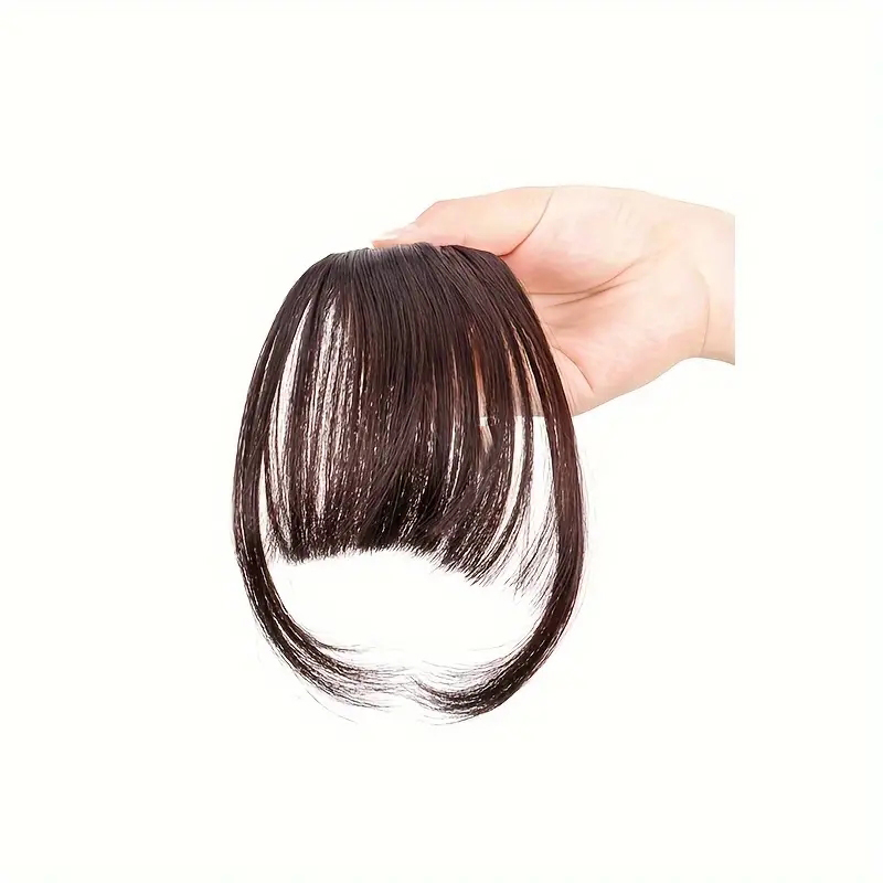 Clip In Bangs for Women Synthetic Straight Hairpiece with Sideburns Versatile Air Fringe Accessory: FS1B/99J