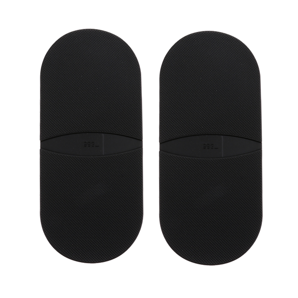 1 Pair Shoe Repair Sole Heel Rubber Half Soles Shoe Soles Replacement, Non-slip