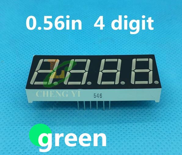 BLUE 4 Bit Digital Tube 0.56 inch LED Display 0.56" 0.56in Common anode 7 Segment display