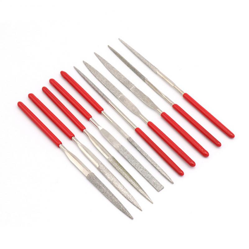 Metal Mini Needle Files Set Handy Tools DIY Crafts Wood Rasp File Needle Jewelry Polishing Carving Hand Tool Set 180/160/140mm: 5mmX180mm