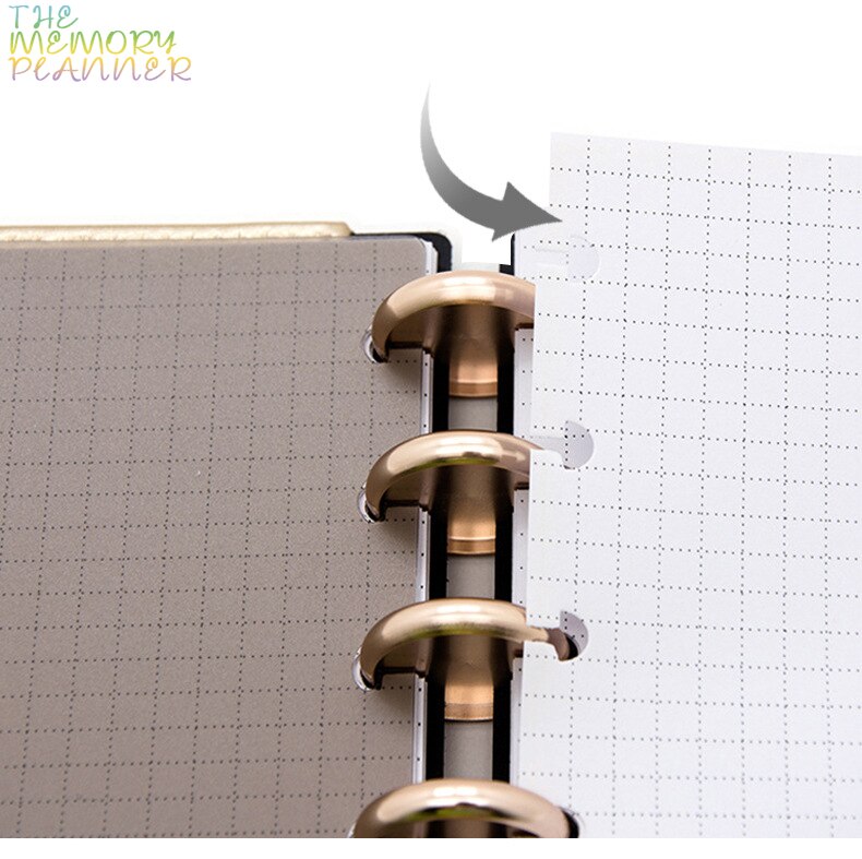 11pcs 24mm Metal Ring Binder Mushroom Hole Loose-leaf Rings Notebook Accessories Binding Ring Metal Disc Binding Planner Rings