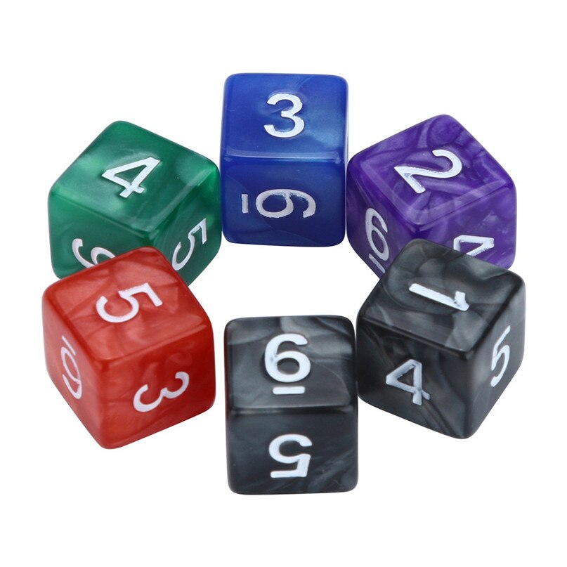 Digitale Dobbelstenen Voor TRPG Game Polyhedral D4-D20 Multi Zijdige Acryl Dobbelstenen EEN perfect cadeau 6/7/10pcs dobbelstenen #2h07