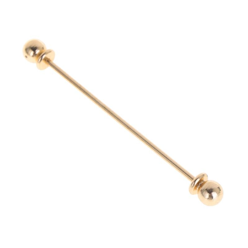 Men Shirt Pins Tie Clip Collar Clasp Luxury Business Wedding Brooch Bar Ornament