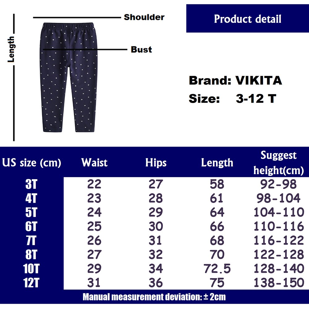 Vikita Meisjes Leggings Voor Kinderen Regenboog Print Casual Potlood Broek Peuters Tieners Skinny Broek Kinderen Broek 3-12 Jaar