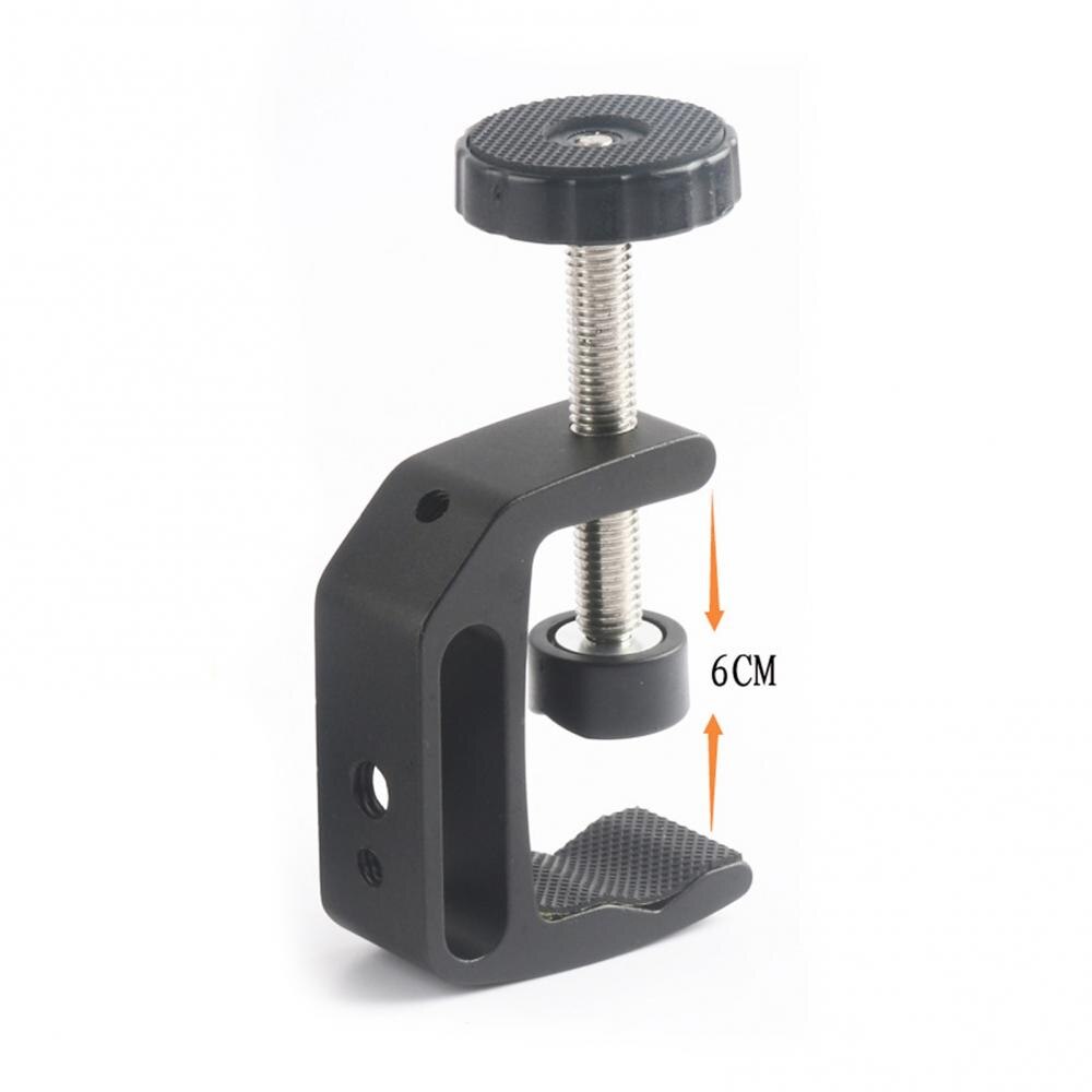 Convenient Universal C-Clamp with 1/4 3/8 Screw Hole Bracket Camera Tripod Accessories 7cm x 5cm x 3cm