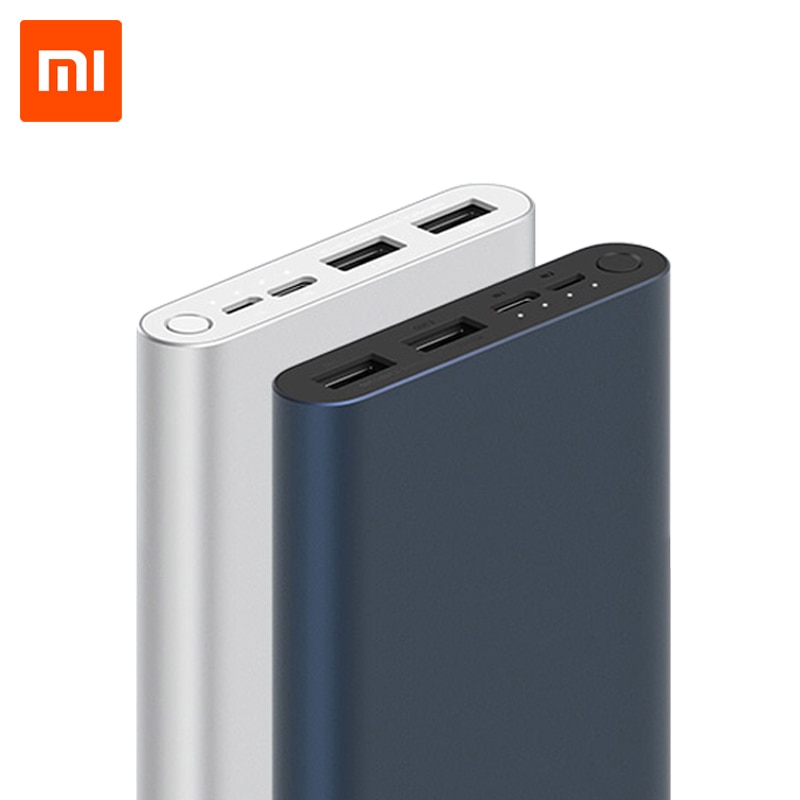 Neue Xiaomi Mi Power Bank 3 10000 mAh Externe Batterie tragbare charginQuick Ladung 10000 mAh Power Unterstützt 18W Lade