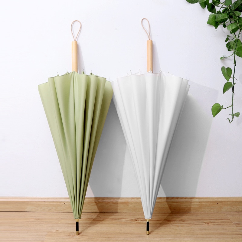 Long Handle Umbrella Parasol Dancing Umbrellas Wooden Handle Craft Women's Umbrella For Wedding Decoration