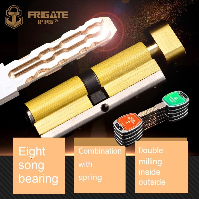 High performance safety door lock mul t lock cylinder brass cylinder lock