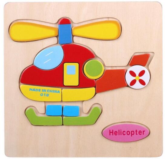 Baby Spielzeug Holz Puzzle Nette Cartoon Tier Intelligenz Kinder Bildungs Gehirn Teaser Kinder Tangram Formen Jigsaw: Model 24