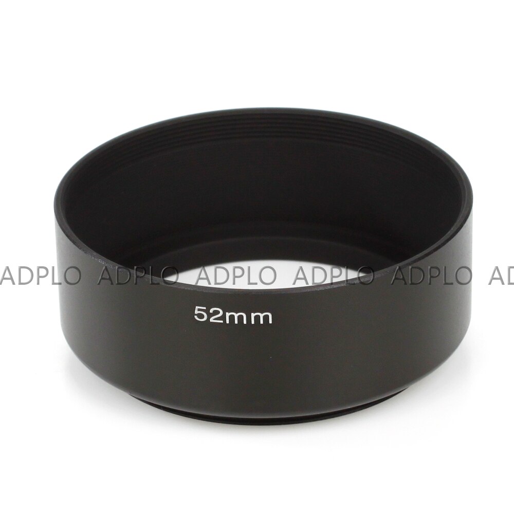 37 39 40.5 43 52mm metal standard screw in mount lens hood for Canon for Nikon for Pentax for Olympus for Sony