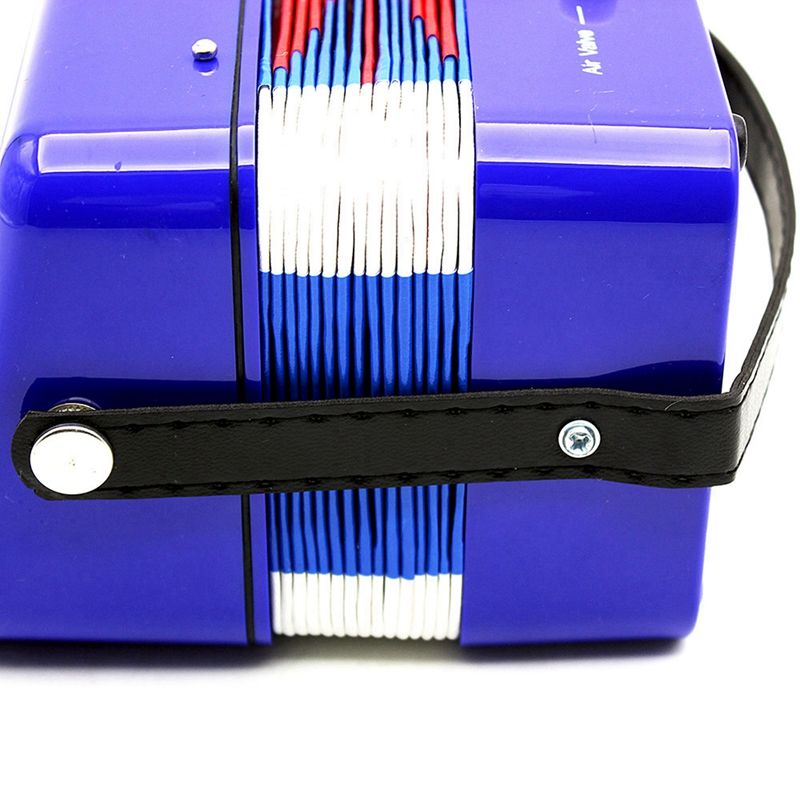 Mini kleine kinderen keyboard accordeon ritme educatief muziekinstrument band speelgoed voor kinderen blauw