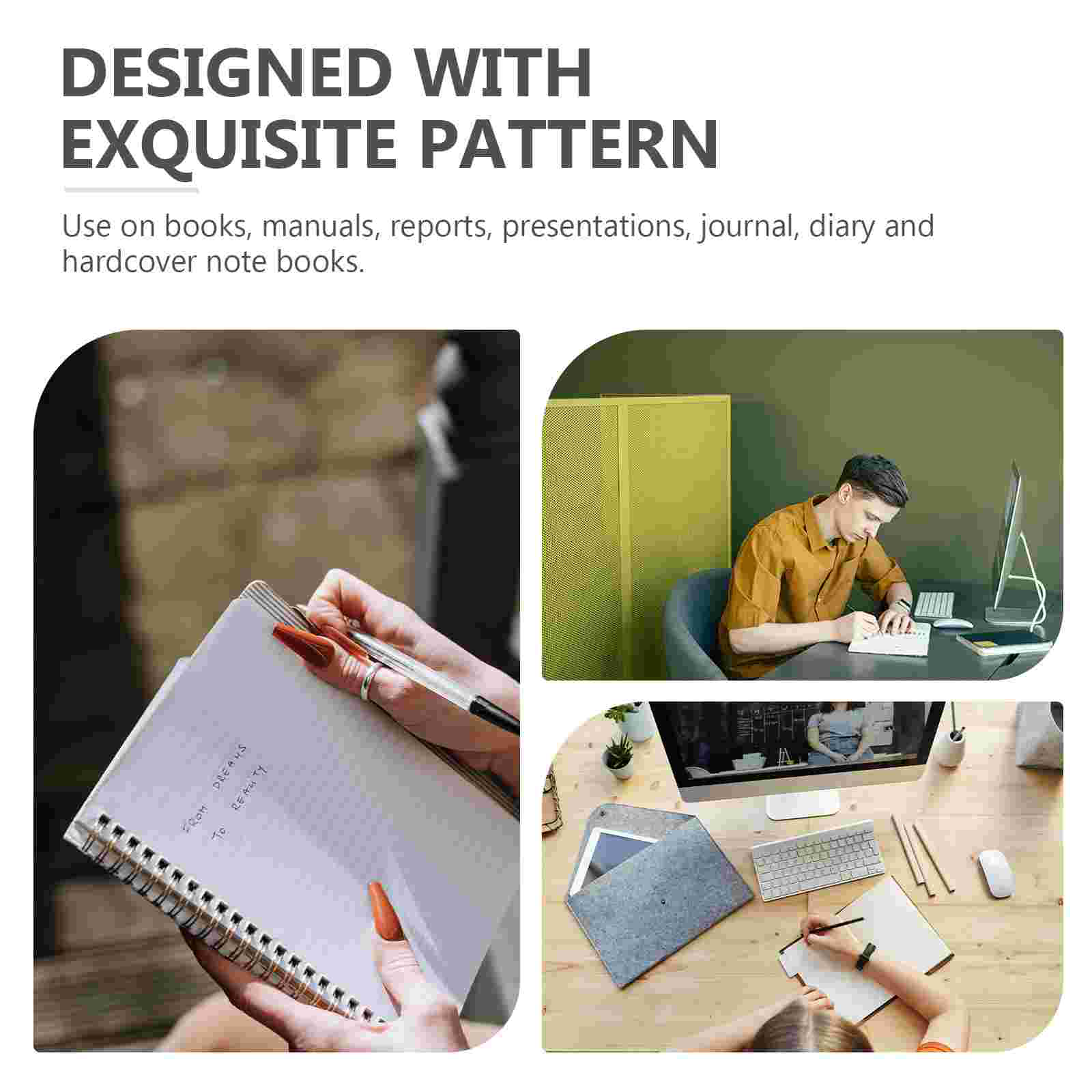 1 Set of Colorful Convenient Page Dividers Insertable Tab Binders Dividers for File