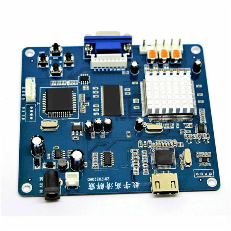 HD Video Output Converter Board VGA/RGB/CGA/EGA/YUV to HDMI-Compatible for Arcade Blue Game Machine Video Converter