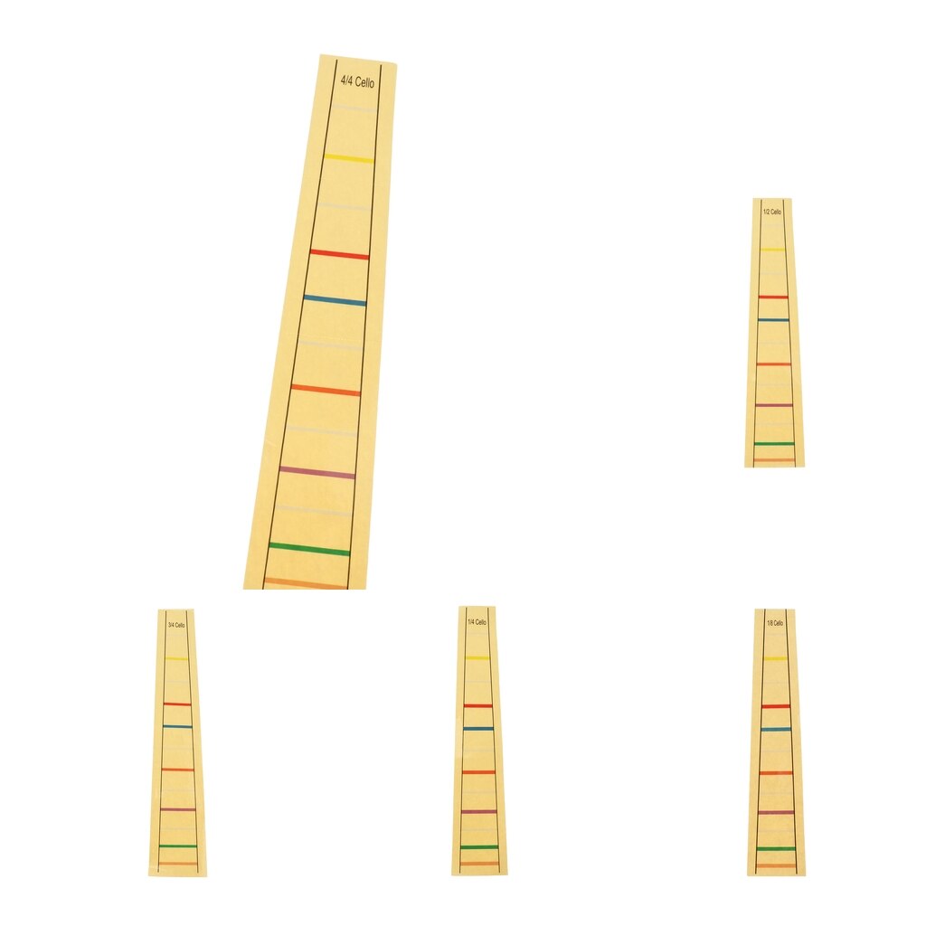 Tooyful Cello Fret Finger Sticker Label Cello Viola Position Marker Decal for Student Beginner Kids Practice Accessory
