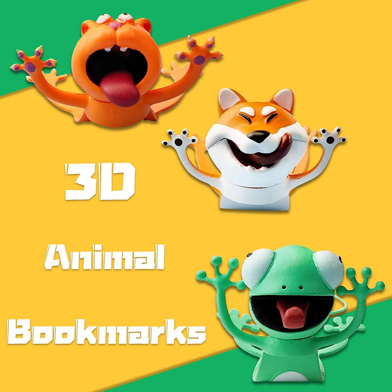 3D Bookmarks - Animal Bookmarks Book Friend Bookmark