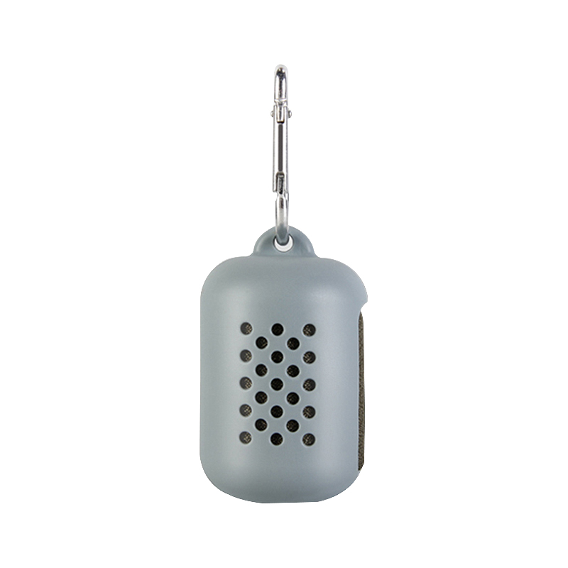 Voyage pliable Mini serviette Portable randonnée Camping séchage rapide serviette avec étui en silicone outil de plein air sport visage petite serviette outils: Gray