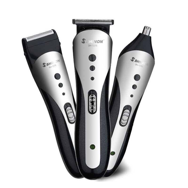 3 In1 Elektrische Tondeuse Voor Man Multifunctionele Oplaadbare Professionele Haar Kapper Trimmer Machine Kit Kapsel Snijden Set