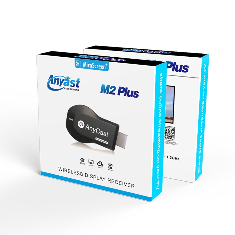 Anycast-receptor Dongle de TV M2 Plus, 1080P, compatible con HDMI, WiFi, Miracast, Airplay