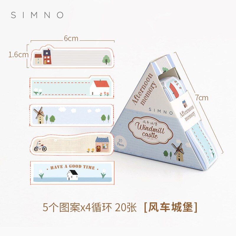 20pcs/pack Basic Frame Alphabet Stickers Cute Paper Tape Diy Decoration Scrapbooking Planner Handmade Label Stationery Kawaii: 2