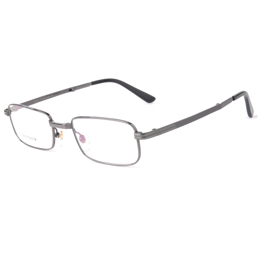 Folding frame Titanium Eyeglasses Frames Men Optical Glasses Frame Reading Clear Glasses Prescription Eyewear Lenses gold 6090