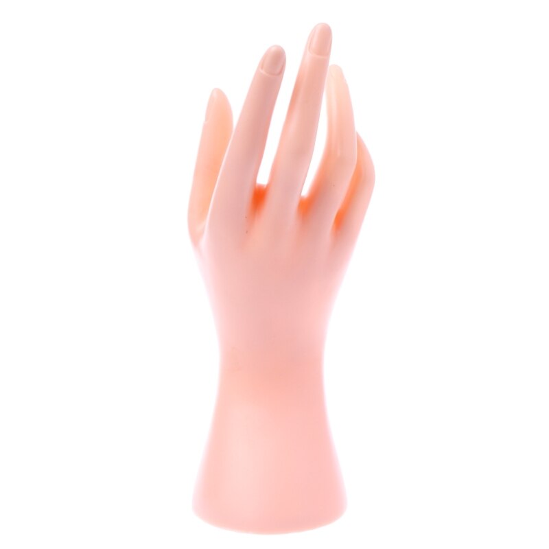 Mannequin Hand Finger Glove Ring Bracelet Bangle Jewelry Display Stand Holder: pink