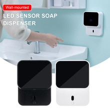 Wall-mounted LED screen hand washing automatic induction foam soap dispenser Infrared smart hand sanitizer machine