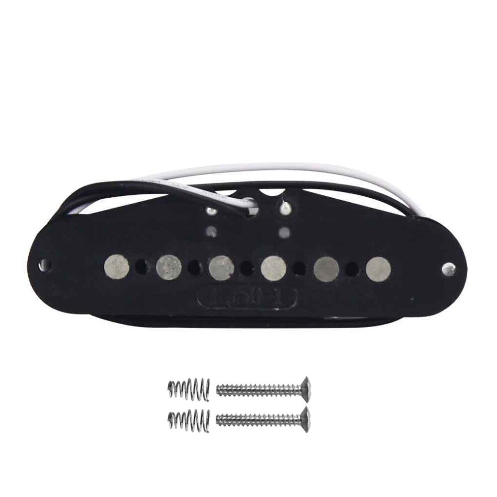 Pickup Humbucker Chitarra FLEOR Alnico 5 - Set Collo E Ponte, Colore Crema E Nero - Foto 7