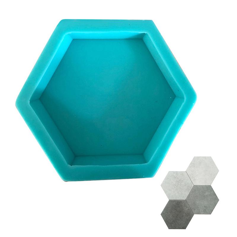 Hexagon Handwerk Silicone Mold Geometrische Beton Mallen TV Achtergrond Decor Muur Baksteen Siliconen Mallen Voor Muur Steen Tegel: B