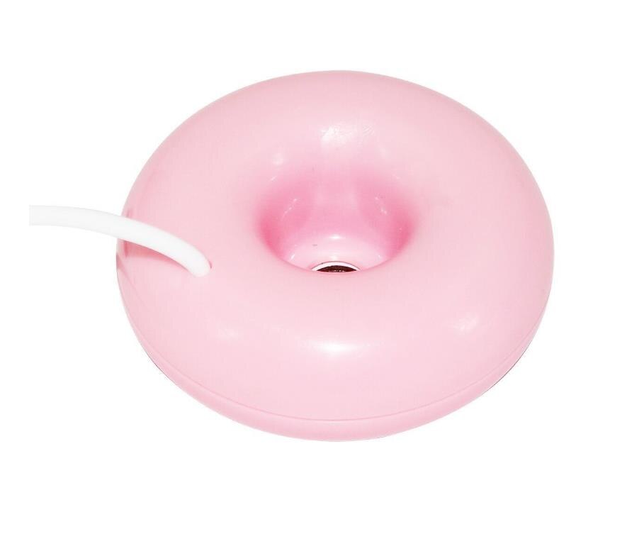 USB mini UFO przenośny nawilżacz kosmiczny aromatyzowany odświeżacz powietrza biurowy samochód domowy: Doughnut-różowy