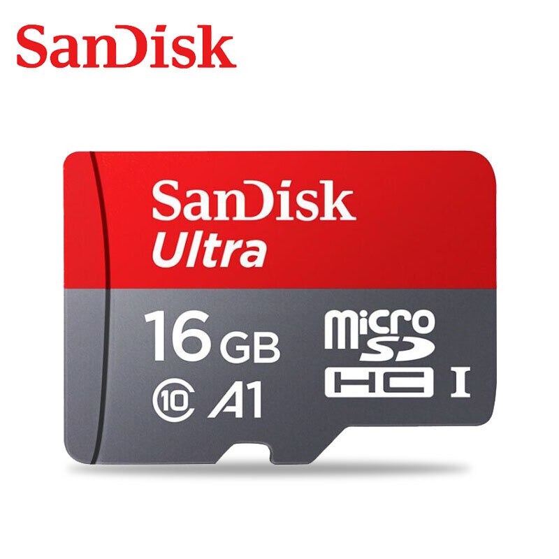 SanDisk Ultra Micro SD 32GB 64GB 128GB 200GB 256GB 16GB 400GB microSD Memory Card A1 Class10 UHS-1 98MB/S TF/SD Card For phone: 16GB