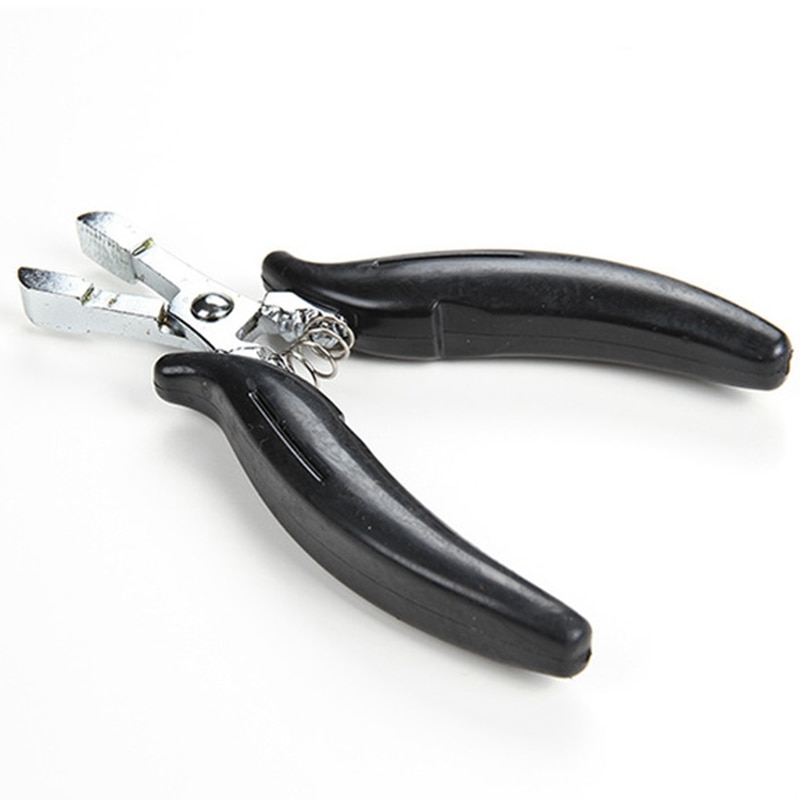 Alicates metálicos en forma de U de 4mm para Micro anillos, utensilios para extensiones de cabello humano 1 unidad