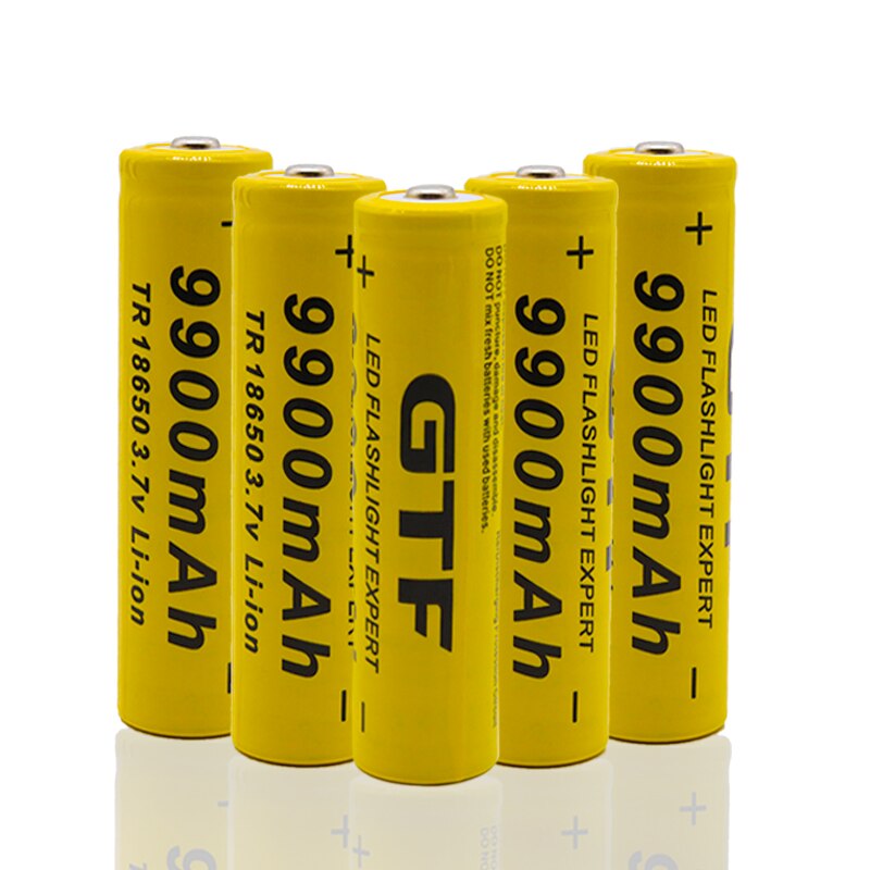 2-20 Pcs 3.7V 9900Mah 18650 Batterij Oplaadbare Lithium Ion Batterij Voor Led Zaklamp Batterijen