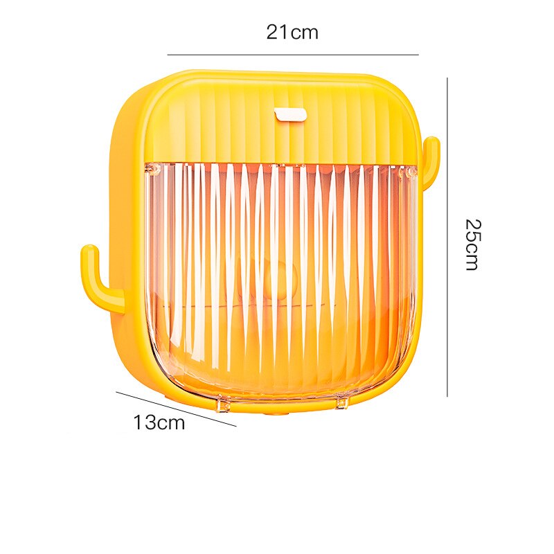 Kaktus Wc Rollen Halfter 26,1X12,7X23,8 CM für Schlecht Papier Halfter Hardware- Leuchte Hause Verbesserung: Gelb
