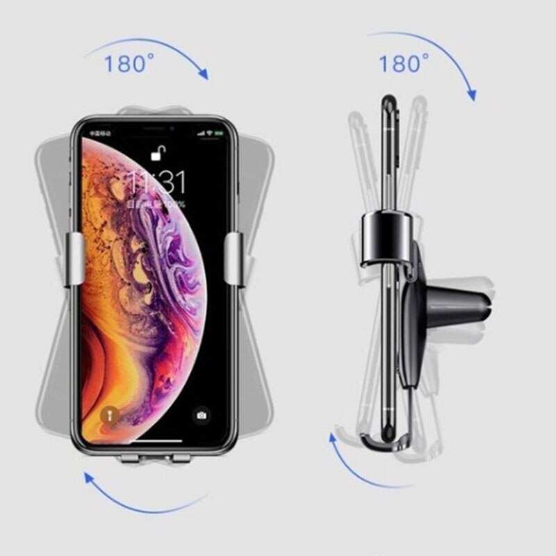 Gravity Auto Telefoon Houder In Auto Vent Grid Magnetische Houder Gps Mobiele Telefoon Houder Mobiele Telefoon Houder Voor Iphone X samsung