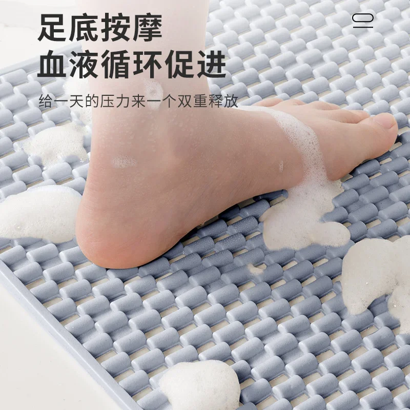 Antislip badmat, valmat voor de badkamer, toiletmat, douchemat, voetmat, holle waterdichte mat