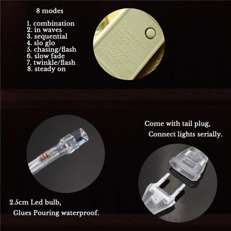 220V Led Net Mesh Fairy String Licht 1.5X1.5M 3X2M 6X4M garland Gordijn Kerst Fairy Light Wedding Party Licht