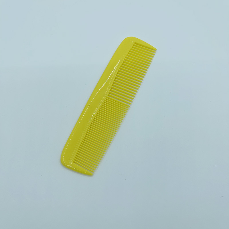 Mini Double Side Hair Brush Pro Beards Comb Anti-static Hair Combs Plastic Barber Hair Comb Salon Accessories Hairs Styling Tool: Yellow