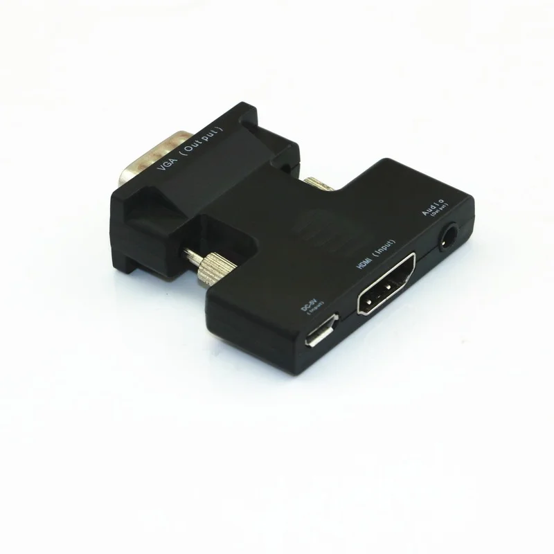 Câble adaptateur HD HDMI vers AV, tête de Lotus 3RCA, convertisseur rouge blanc jaune/rouge vert bleu vers Audio vidéo: GRIS