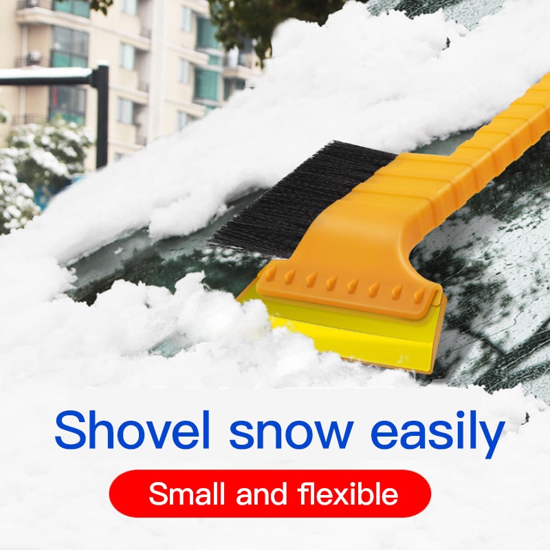 Multifunctionele Winter Auto Twee-In-een Sneeuwruimen En Ice Removal Met Borstel Dual-Gebruik Schoonmaken Tool essentieel Voor Auto 'S