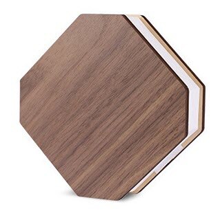 LED lantern light eyes protecting stretchable lantern light for children 3D LED night light portable wooden handle lamp: Brown