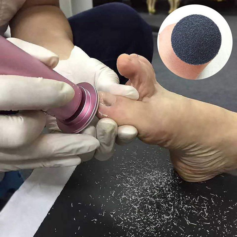 60 szt. Papier ścierny zastępczy robić elektronicznego pilnika nożnego skrobaczka robić pięt