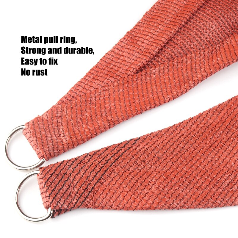 Toldo Triangular Anti-UV HDPE para exteriores, toldo para jardín, Patio, piscina, toldo de vela de sombra, cubierta de planta, tela de sombreado a prueba de viento