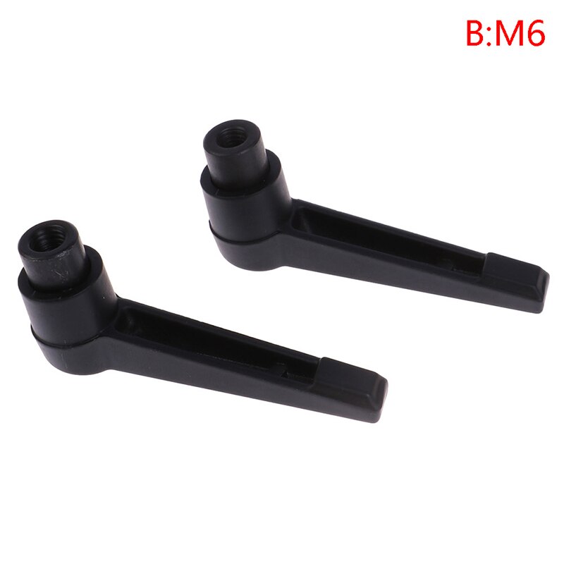 2 stk  m5 m6 m8 m10 m12 m16 spændehåndtag maskiner justerbart håndtag: B