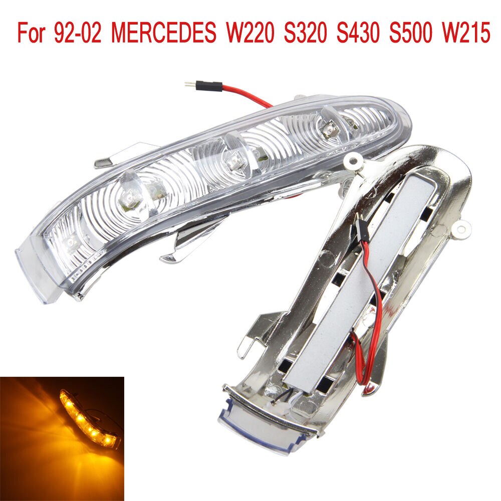 1 Pair Turn Signal Lights Set For Mercedes W220 S-class 1999-2002 Accessories Replacement Waterproof