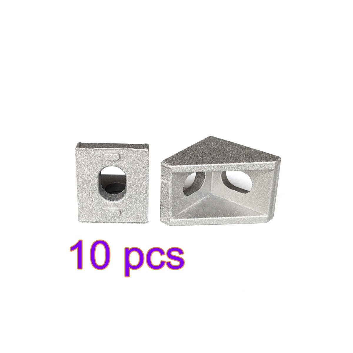 1/5/10pcs Aluminum Corner Bracket Fittings 50x50x40mm Corner Angle Bracket For Connector Aluminium Profile CNC Router: 10pcs