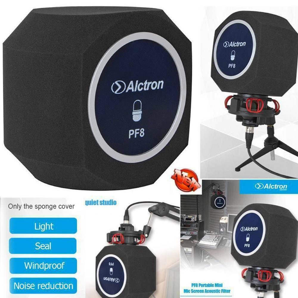 Folding Studio Microphone Isolation Shield Recording Sound Absorber Foam Panel Soundproof Wall Stickers Sponge Studio Foam