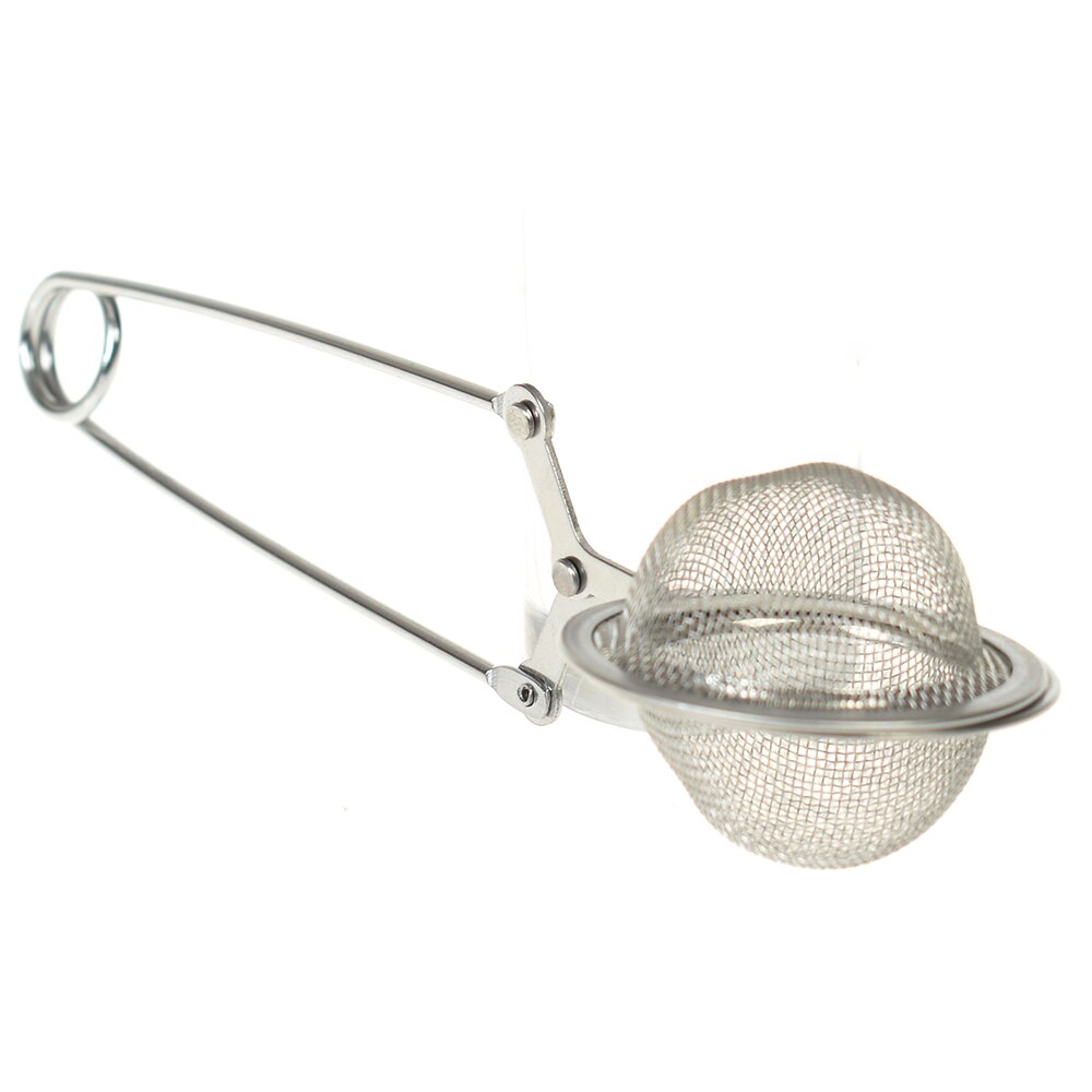 1 stk rustfritt stål te infuser sil filter mesh skje bærbar til matte teskje klem sil metall sil