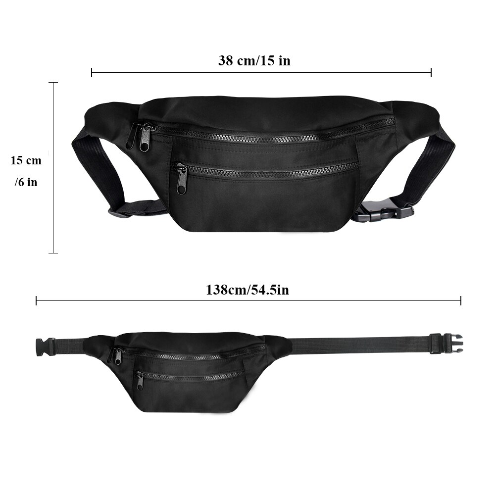 Buylor Pochete pacote de Cintura Saco Para As Mulheres 2020 Pacote Peito Homens Poliéster O Bum Bag Para Bolsa de Ombro Cinto Saco Crossbody Feminino