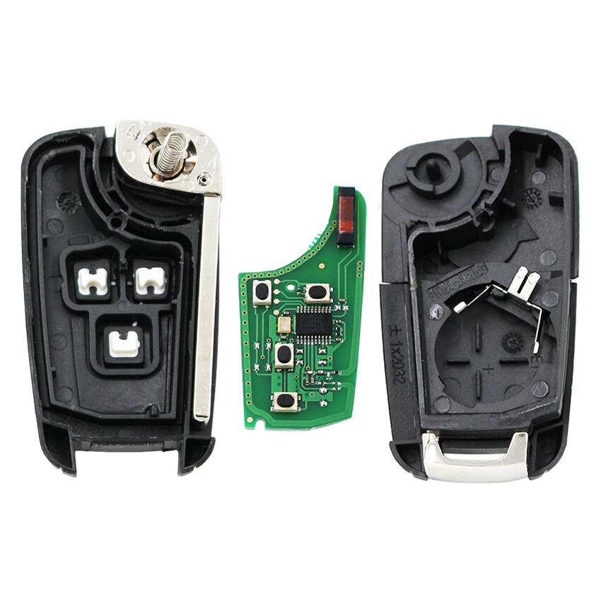 Clé télécommande avec puce ID46, 315/433mhz, pour voiture Chevrolet Cruze, Aveo, Opel, Adam, Astra, J, Zafira C, Mokka, Buick, lasso, Encore, Allure HU100