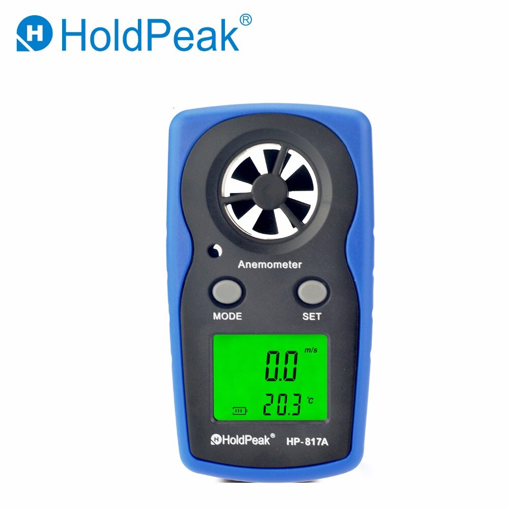 HoldPeak HP-817A Digital Anemometer 30m/s LCD Wind Speed Measurement Wind Device Handheld Anemometro Measure tools